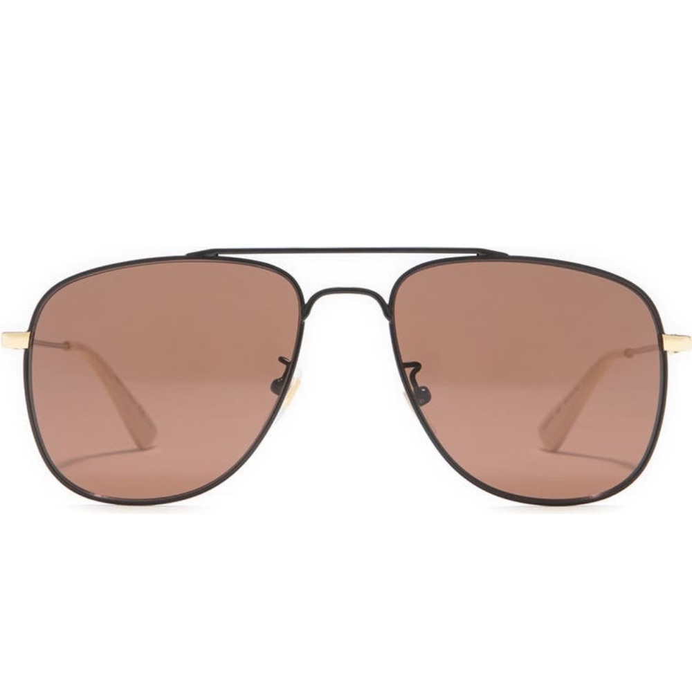 GUCCI 57mm aviator sunglasses - Picture 4 of 11